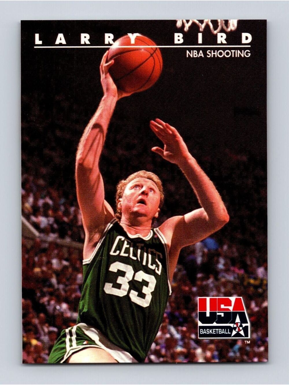 1992 SkyBox USA #17 Larry Bird Basketball Card